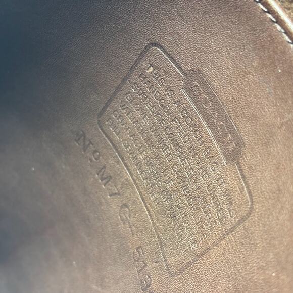 Coach 5130 Crossbody Station Bag Leather Top Handle Chocolate Brown - Picture 15 of 16